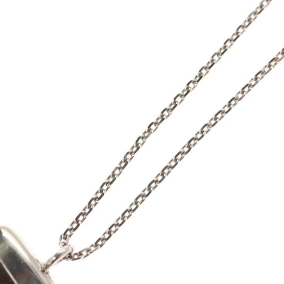 LOUIS VUITTON Pandantif Bois Necklace metal Brown LV Auth - Picture 8 of 14